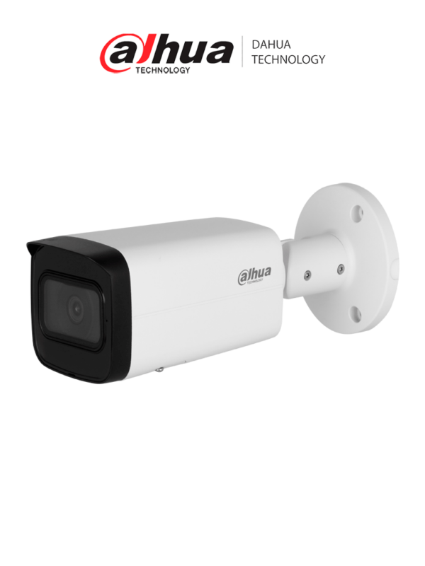 DAHUA DH-IPC-HFW2841T-AS Cámara IP Bullet 4k/ 8 Megapixeles/ Lente de 3.6 mm/ WizSense/ H.265+/ WDR Real/ 104°/ IR 80 Mts/ IP67/ E&S de Alarma/ Ranura MicroSD/ PoE/ SMD Plus. - Imagen 2