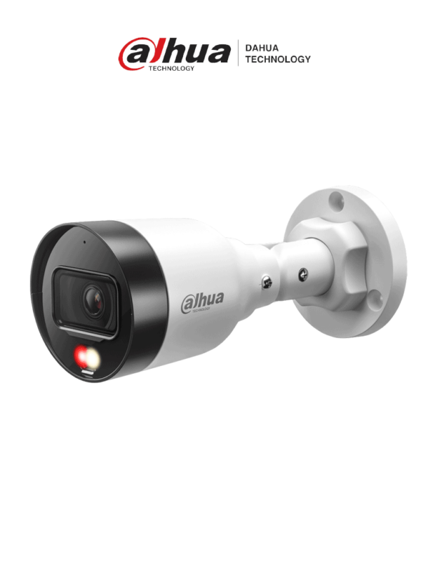 DAHUA DH-IPC-HFW1239S1-A-IL- Cámara IP Bullet con Iluminador Dual de 2 Megapixeles/ Lente de 2.8mm/ 103 Grados de Apertura/ Micrófono Integrado/ H.265+/ 15 Metros de Luz Visible/ IP67/ PoE/ DWDR/ #LoNuevo #NFin