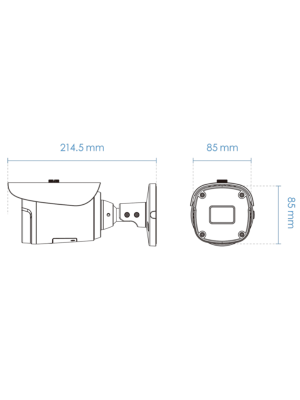 VIVOTEK IB9388-HT - Cámara IP bullet exterior 5 MP, lente varifocal remoto 2.8-12mm, H.265, Smart IR 30m, WDR Pro, SNV, ciberseguridad Trend Micro, Smart Stream III, IP66, IK10, NDAA, ONVIF. #V1 #VTK - Imagen 3