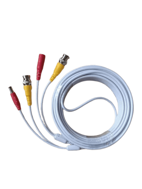 TCE LMG-BNC10W-Cable Armado de 10 Metros para Video y Energía / Soporta Cámaras HD / Conectores BNC y de Energía / Soporta: AHD/CVI/TVI/CVBS/