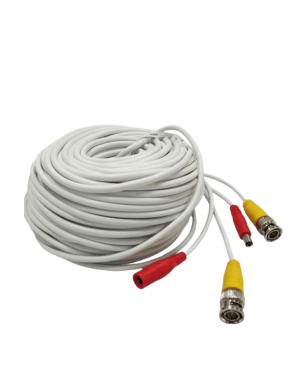 TCE LMG-BNC20W - Cable Armado de 20 Metros para Video y Energía / Soporta Cámaras HD / Conectores BNC y Energía / Soporta : AHD / CVI / TVI / CVBS