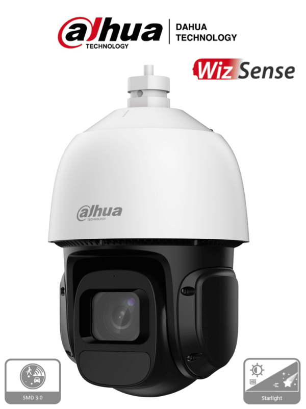 DAHUA SD3D216NB-GNY - Camara IP PTZ de 2 Megapixeles/ WizSense/ 16x de Zoom Optico/ 80 Metros de IR/ Detección de Vehiculos y Humanos/ SMD 3.0/ IP66/ Smart H.265+/ Ranura para MicroSD/ WDR Real de 120 dB/ #LoNuevo #LDIC10