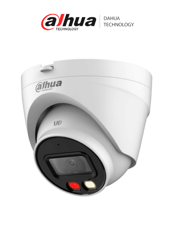 DAHUA DH-IPC-HDW1439V-A-IL Cámara IP Eyeball 4 MP/ Iluminador dual inteligente/ Detección Humana/ IR LED30m/ 2.8 mm/ H.265+/ 94°/ WDR, 3D NR, HLC, BLC/ Micrófono Incorporado/ PoE/ IP67/