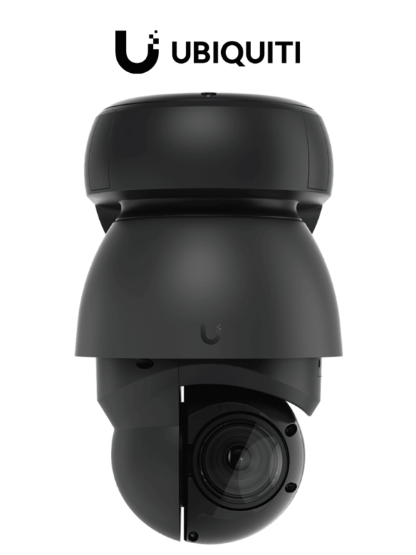 UBIQUITI UVC-G4-PTZ - Cámara IP PTZ para exterior, 8 MP 4K, Zoom óptico 22x, Iluminadores IR 91 mts, Proteccion IP66, Deteccion de eventos IA, Autotracking #JO