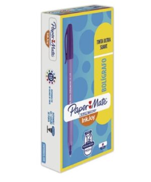 BOLIGRAFO KILOMETRICO MORADO PAPER MATE