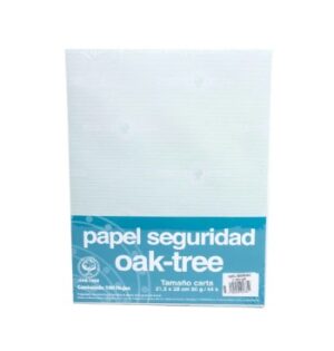 PAPEL SEGURIDAD AZUL
