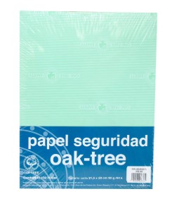 PAPEL SEGURIDAD VERDE OBSCURO