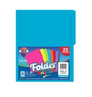 FOLDER T/CARTA AZUL DIEM C/25