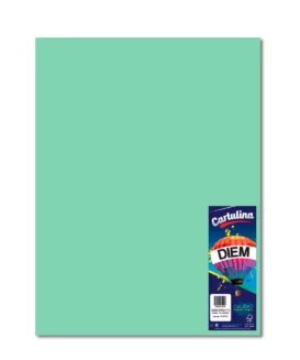 CARTULINA VERDE PASTEL 55 X 66 DIEM