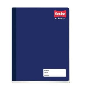 CUADERNO PROFESIONAL COSIDO SCRIBE DOBLE RAYA 100 HOJAS